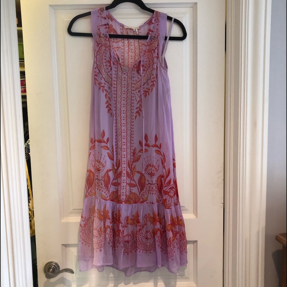 Anthro Floral Bright Dress🌸💕✨